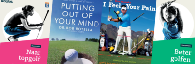 Omslag van golfboeken