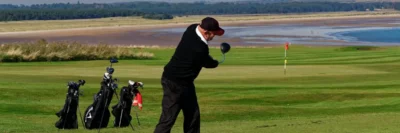 golfer die swing maakt - shaft flex