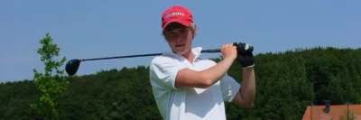 golfer met driver