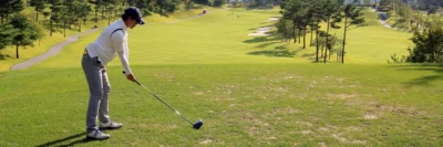 golfer parallax-effect
