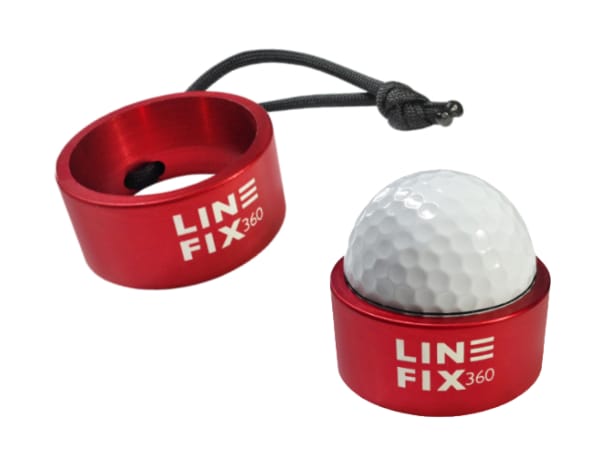 linefix360 met golfbal