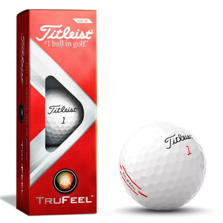 titleist trufeel golfball and sleeve